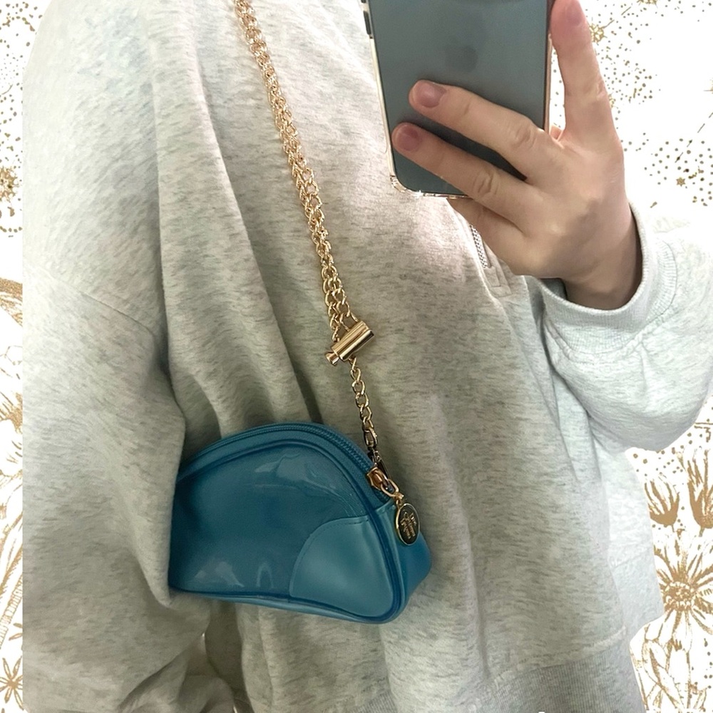 COPY - Dior Vintage Saddle Beauty Cosmetic Clutch to Crossbody Bag Shoulder Wai… - Picture 9 of 12